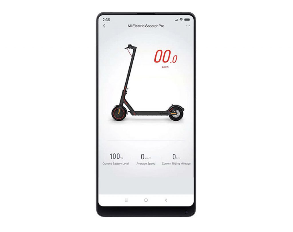 Xiaomi Mi Electric Scooter Pro Aplicación para el móvil
